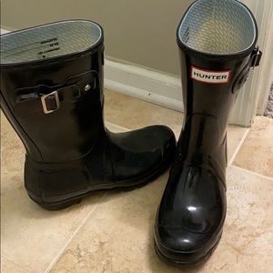 Original glass short hunter boots